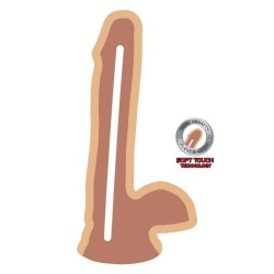 gode double densité 17 cm balles peau