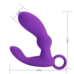 cayla vibrateur masseur anal lila