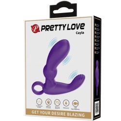 cayla vibrateur masseur anal lila