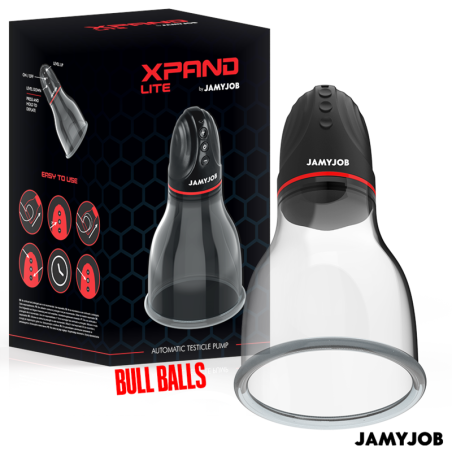 xpand lite pompe à testicules automatique 3 niveaux d'ondes stimulantes gris