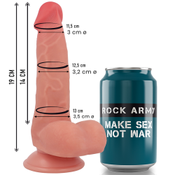 renard en silicone liquide 19 cm -o- 3,2 cm