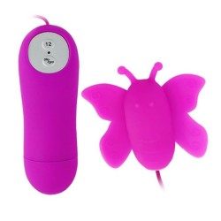 love eggs stimulateur de clitoris papillon 12 vitesses télécommande lilas