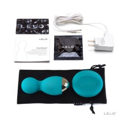 balles hula bleu badge