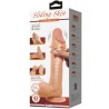 série sliding skin gode réaliste avec ventouse sliding skin télécommande flesh 24 cm