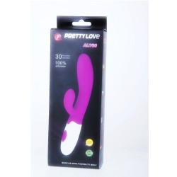 flirtation vibrateur alvis avec stimulateur de clitoris