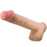 série sliding skin gode réaliste avec ventouse sliding skin flesh 26 cm