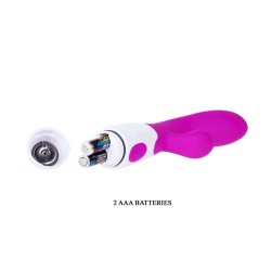 flirtation vibrateur alvis avec stimulateur de clitoris