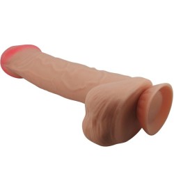 série sliding skin gode réaliste avec ventouse sliding skin flesh 26 cm