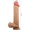 série sliding skin gode réaliste avec ventouse sliding skin flesh 26 cm