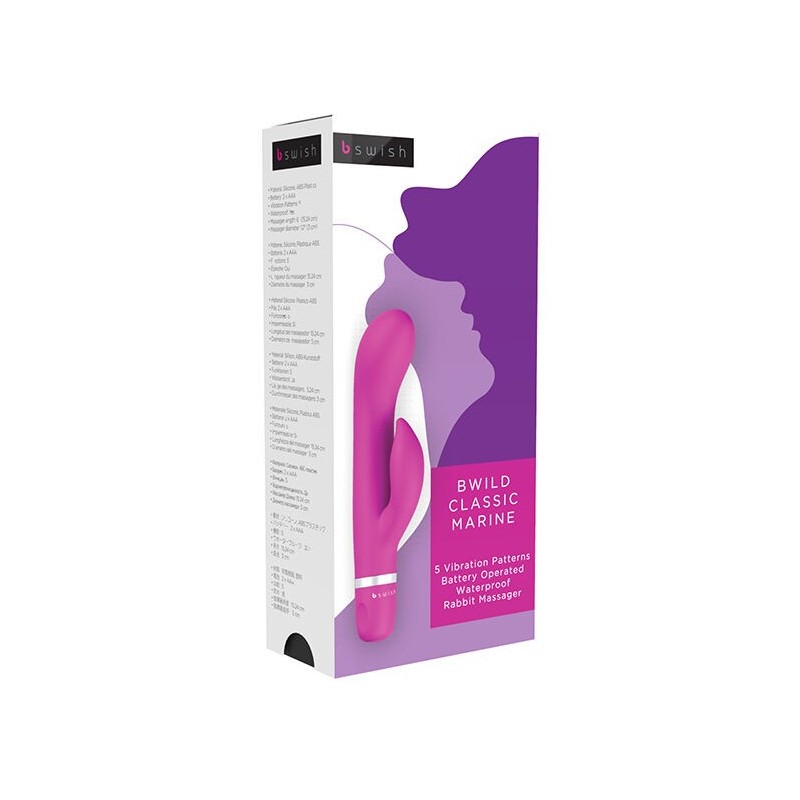 vibrateur bwild classic marine rabbit cerise vibrateur bwild classic marine rabbit cerise
