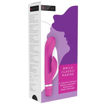 vibrateur bwild classic marine rabbit cerise