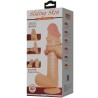 série sliding skin gode réaliste avec ventouse sliding skin flesh 26 cm