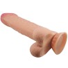 série sliding skin gode réaliste avec ventouse sliding skin 24 cm