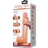 série sliding skin gode réaliste avec ventouse sliding skin 24 cm