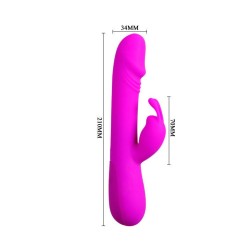 flirtation vibrateur avec lapin clement