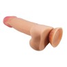 série sliding skin gode réaliste avec ventouse sliding skin 21,8 cm
