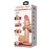 série sliding skin gode réaliste avec ventouse sliding skin 21,8 cm