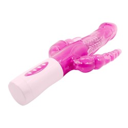 pretty bunny triple vibrateur rotateur