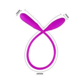 smart vibrateur snaky vibe 7 v + 3 chatouilles