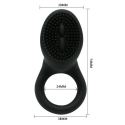cobra anneau vibrateur noir