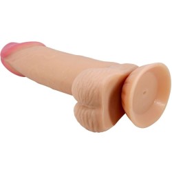 gode réaliste série sliding skin avec ventouse sliding skin 19,4 cm