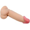gode réaliste série sliding skin avec ventouse sliding skin 19,4 cm