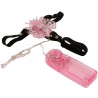 harnais avec papillon vibrant multivitesses