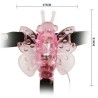 harnais avec papillon vibrant multivitesses