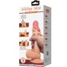 gode réaliste série sliding skin avec ventouse sliding skin 19,4 cm