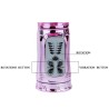 vibrateur rechargeable avec stimulateur de papillon rotation et throbbing