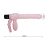harnais sans corde tpr avec vibration et stimulation anal 25.4 cm