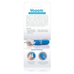 bala vibreura rechargeable vooom bleu