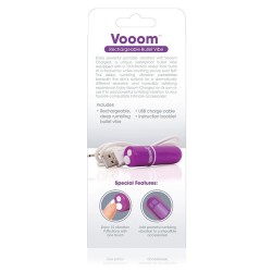 bala vibreura rechargeable vooom violet