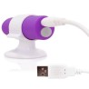 masseur rechargeable positive violet
