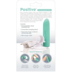masseur rechargeable positive vert