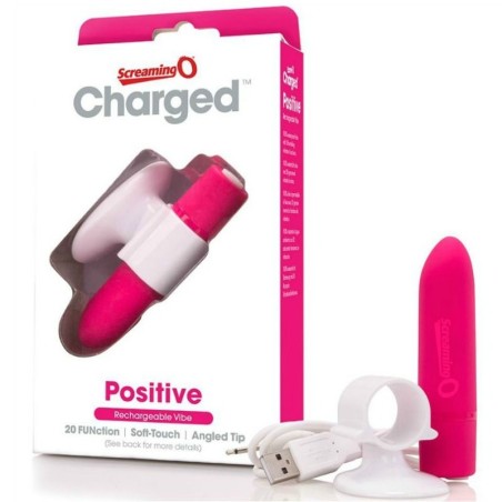masseur rechargeable positive rose