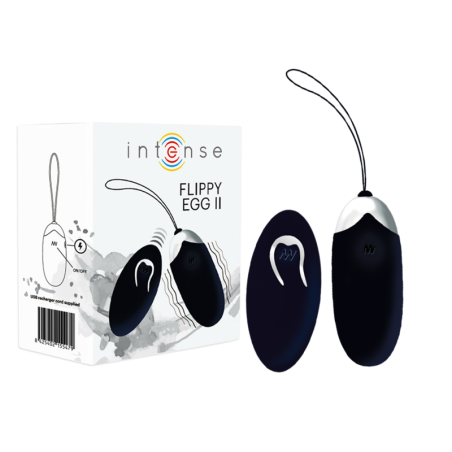 oeuf vibrant flippy ii avec télécommande noir