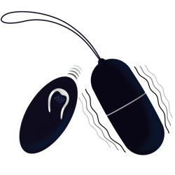 oeuf vibrant flippy i avec télécommande noir