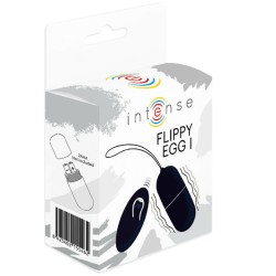 oeuf vibrant flippy i avec télécommande noir