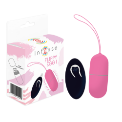 oeuf vibrant flippy i avec télécommande rose