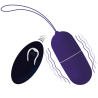 oeuf vibrant flippy i avec télécommande violet