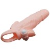 couvre-pénis brave man avec chair de stimulation clit et anal 16.5 cm