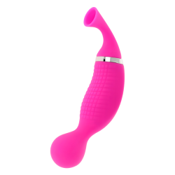 kirk duo ondes stimulantes + masseur multifonction rechargeable en silicone premium