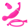 kirk duo ondes stimulantes + masseur multifonction rechargeable en silicone premium