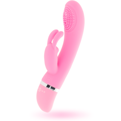 vibrateur oscillant susy silicone lapin rose