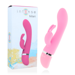vibrateur de luxe en silicone rose hilari