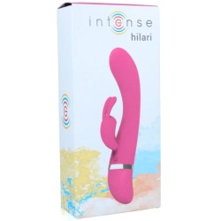 vibrateur de luxe en silicone rose hilari