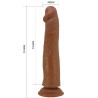 sharife gode réaliste 25 cm marron