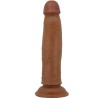 gode réaliste keon 21 cm marron