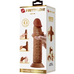 gode réaliste keon 21 cm marron
